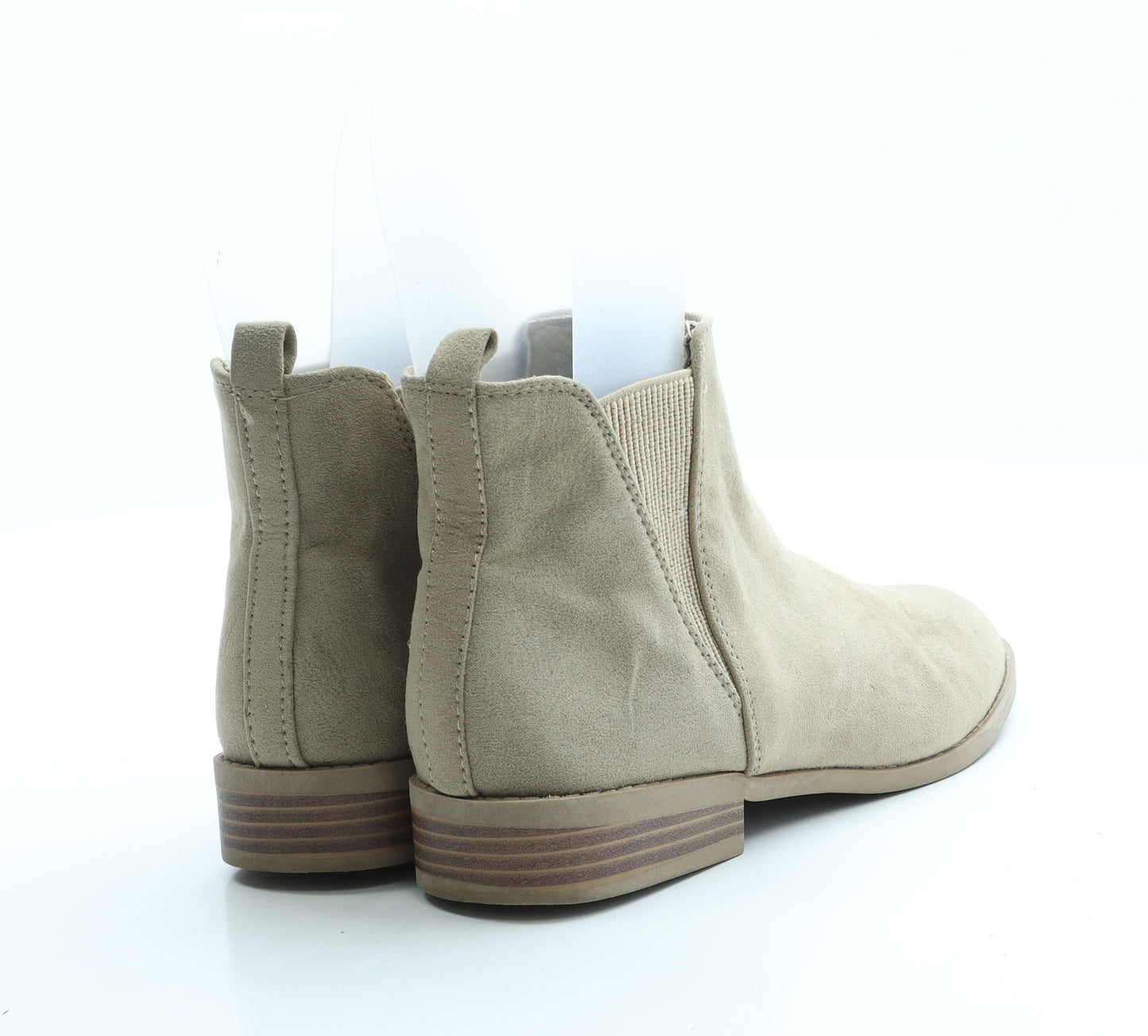 Primark Womens Beige Suede Chelsea Boot UK 5 38 US 7