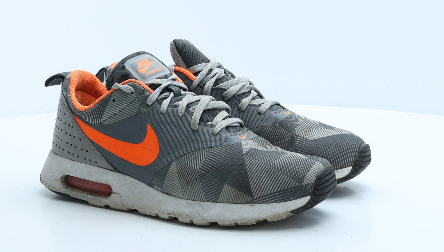 Nike Mens Grey Geometric Polyester Trainer UK 8 42.5