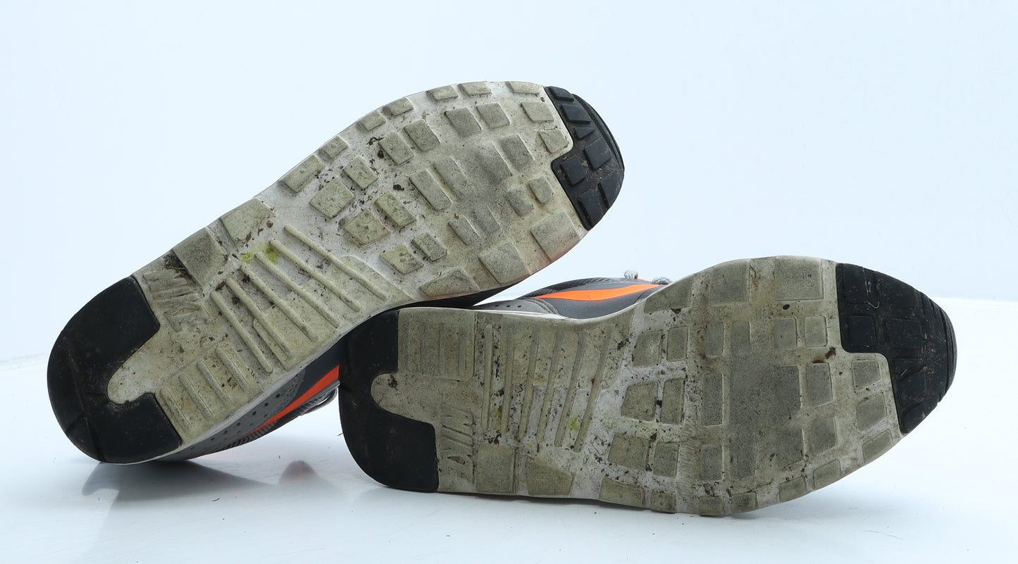 Nike Mens Grey Geometric Polyester Trainer UK 8 42.5