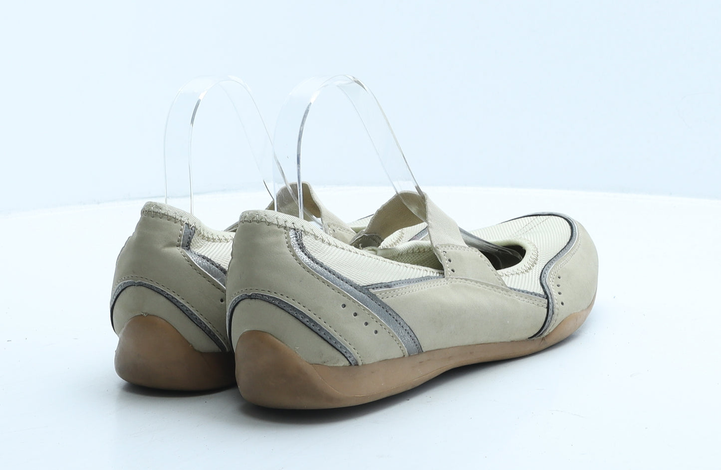NEXT Womens Beige Leather Strappy Flat UK 8 42