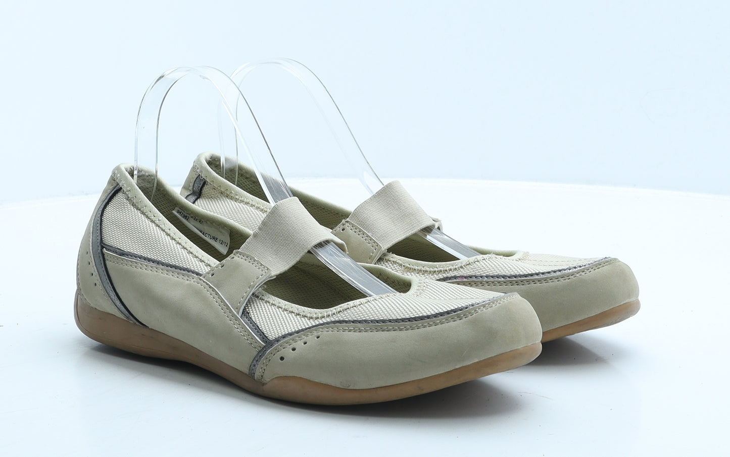 NEXT Womens Beige Leather Strappy Flat UK 8 42