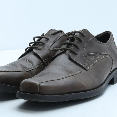 Claudio Conti Mens Brown Leather Oxford Dress UK 10.5