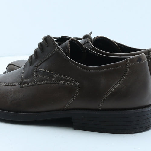 Claudio Conti Mens Brown Leather Oxford Dress UK 10.5