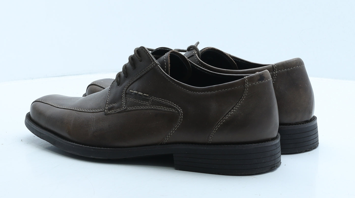 Claudio Conti Mens Brown Leather Oxford Dress UK 10.5