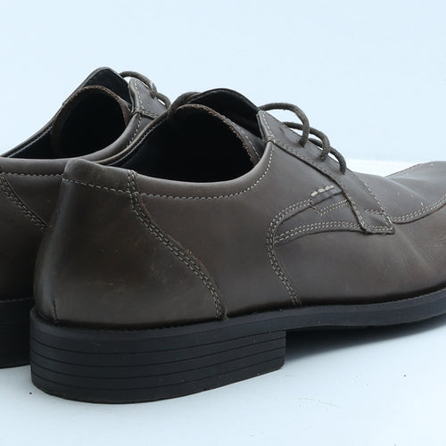 Claudio Conti Mens Brown Leather Oxford Dress UK 10.5