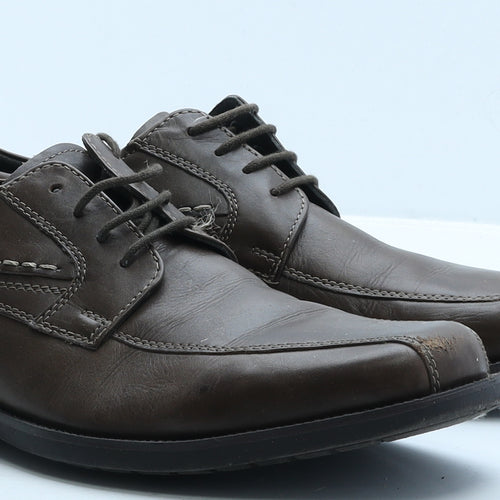 Claudio Conti Mens Brown Leather Oxford Dress UK 10.5