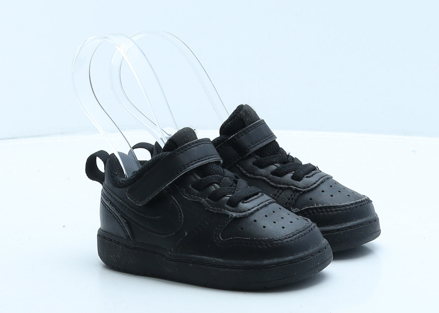 Nike Boys Black Leather Trainer UK 5.5 22