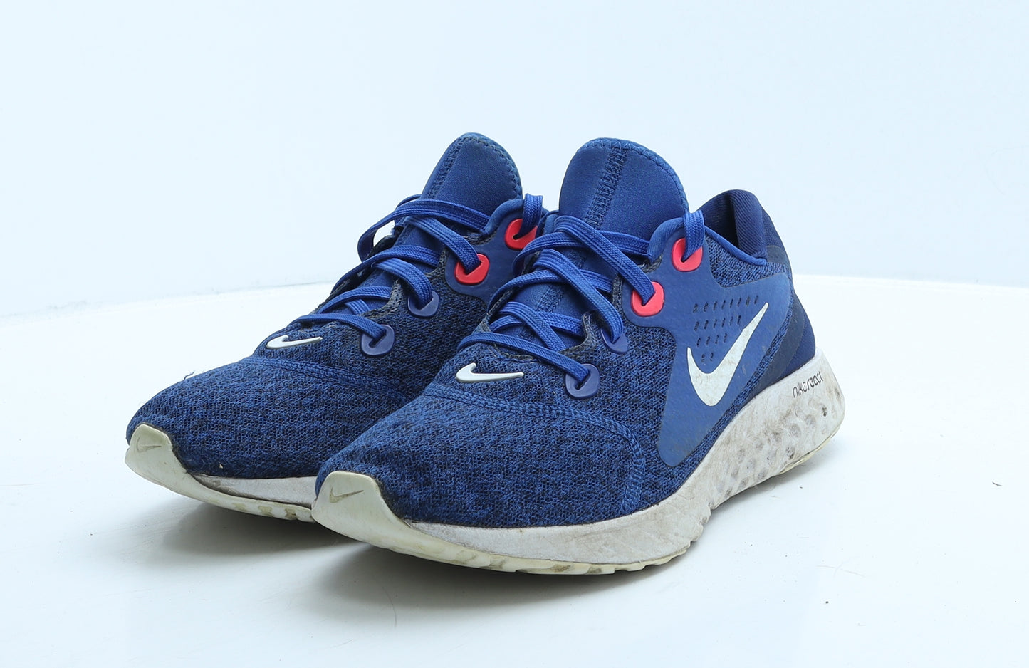 Nike Mens Blue Polyester Trainer UK 7.5 45 - Nike React