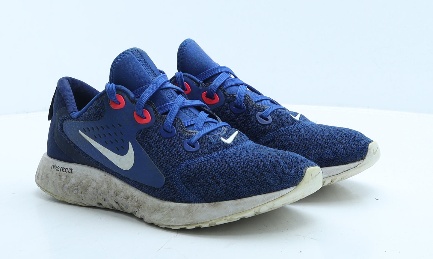 Nike Mens Blue Polyester Trainer UK 7.5 45 - Nike React