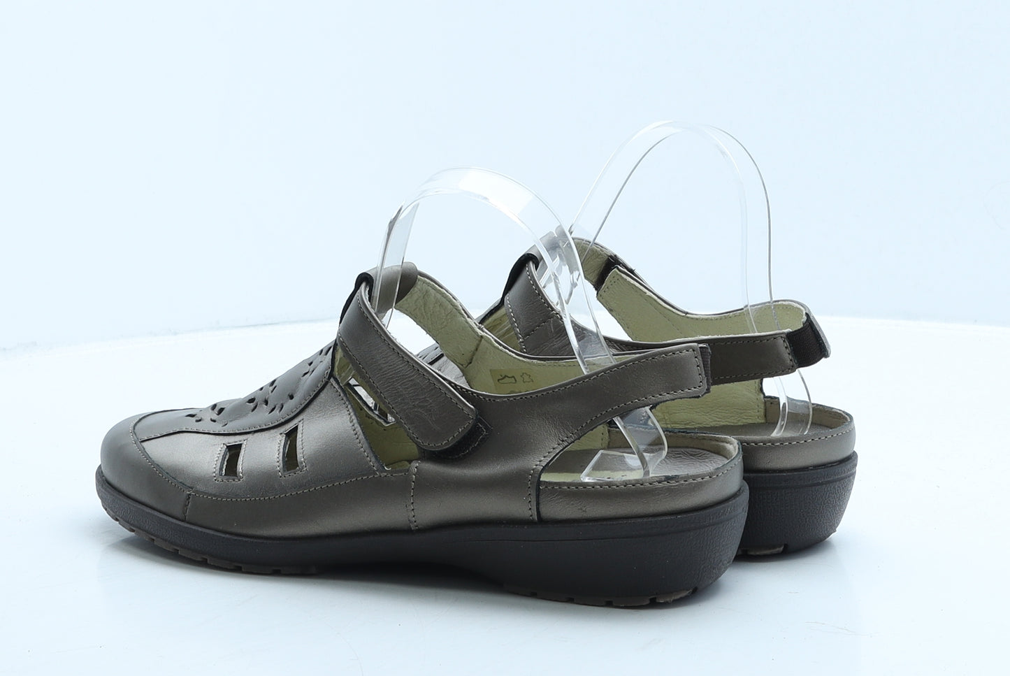 Suave Womens Brown Leather Slingback Sandal UK 8 41