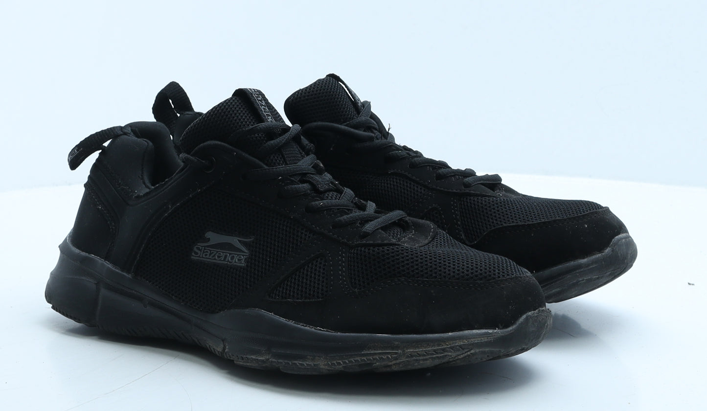 Slazenger Mens Black Polyester Trainer UK 10 45