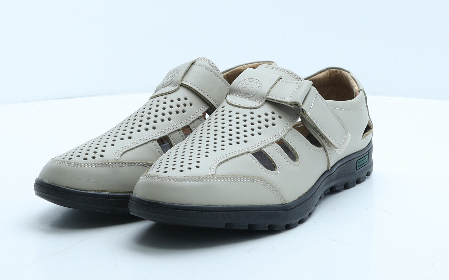 Fashion XIUXIAN Mens Beige Leather Loafer Casual UK 8 41