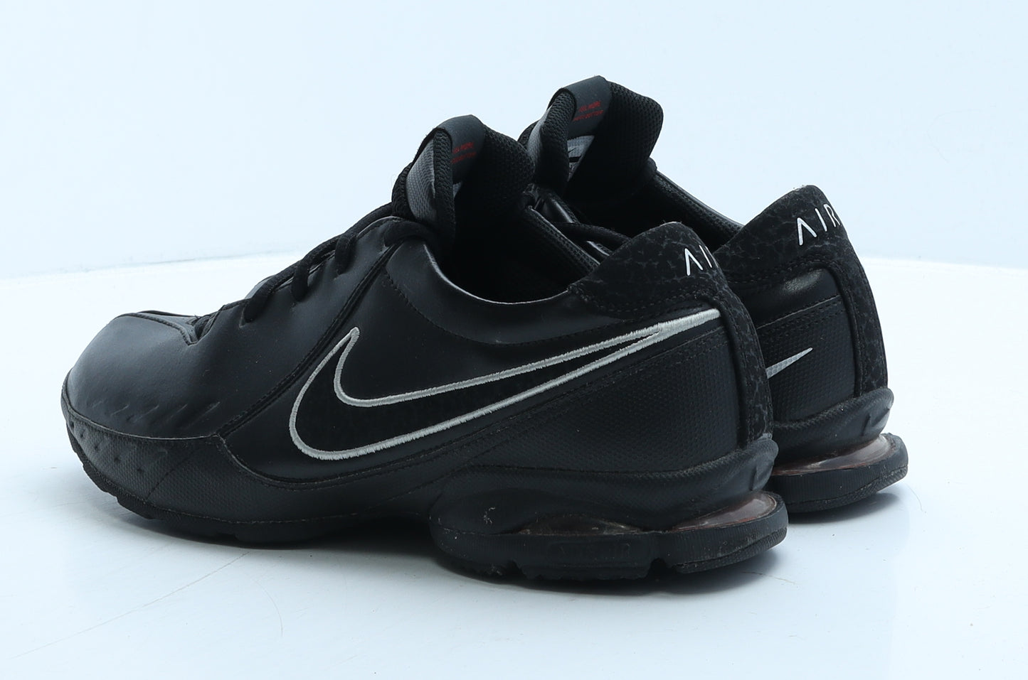 Nike Mens Black Leather Trainer UK 7.5 42 - Nike Air