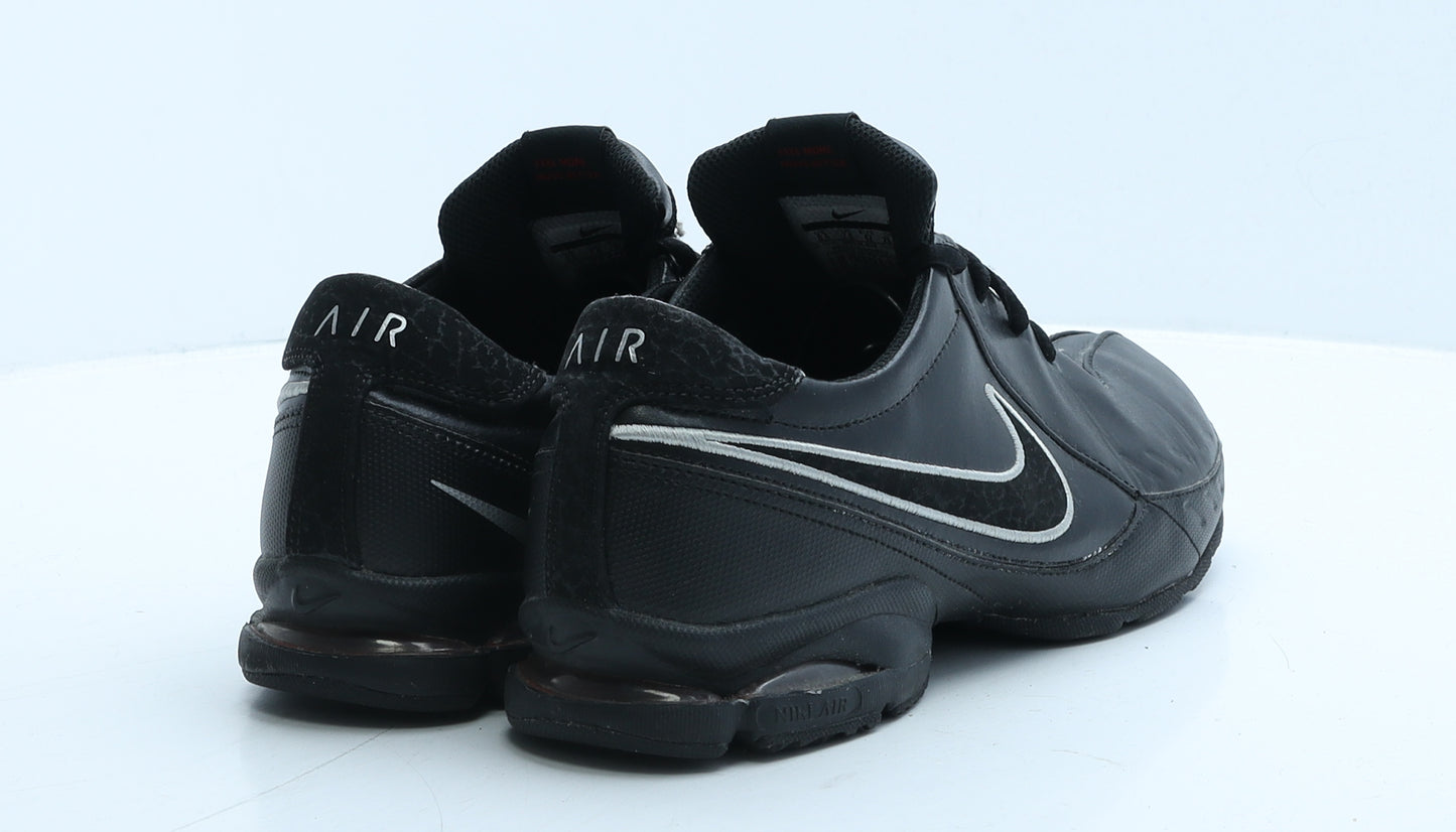 Nike Mens Black Leather Trainer UK 7.5 42 - Nike Air