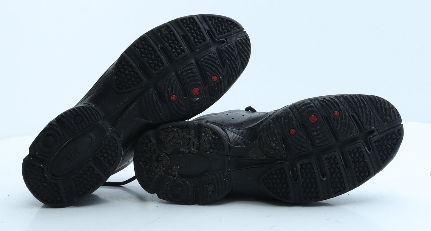 Nike Mens Black Leather Trainer UK 7.5 42 - Nike Air