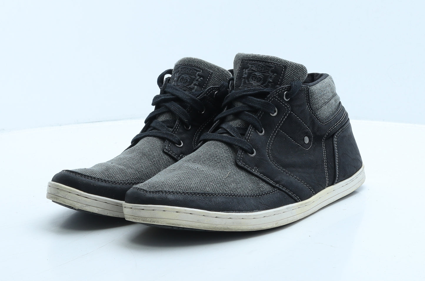 NEXT Mens Grey Colourblock Trainer Casual UK 9 43