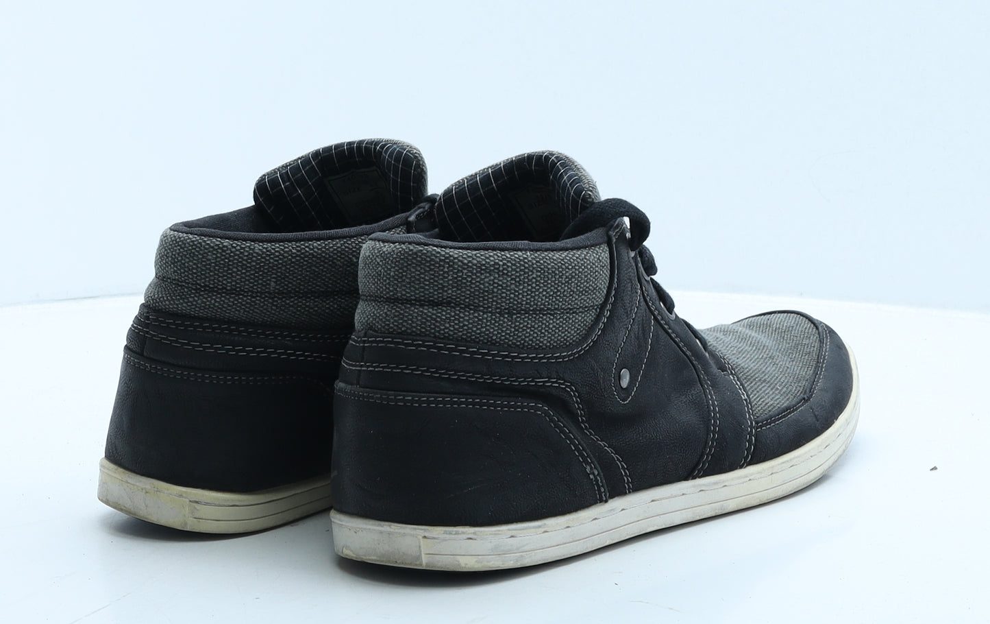 NEXT Mens Grey Colourblock Trainer Casual UK 9 43