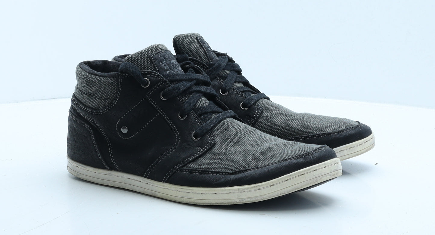 NEXT Mens Grey Colourblock Trainer Casual UK 9 43