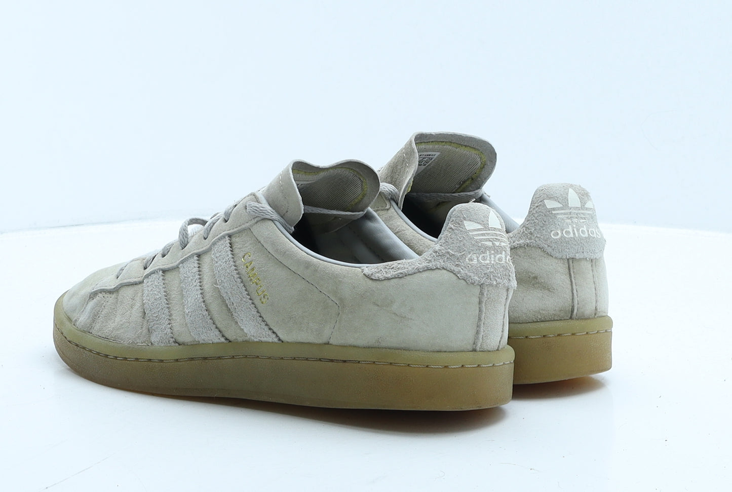 adidas Mens Grey Suede Trainer UK 7 40.5 - Campus