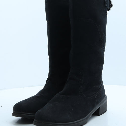 Rohde Womens Black Leather Slip On Boot UK 6 39