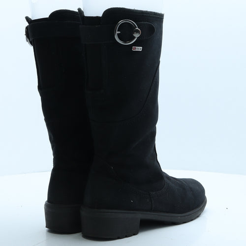 Rohde Womens Black Leather Slip On Boot UK 6 39