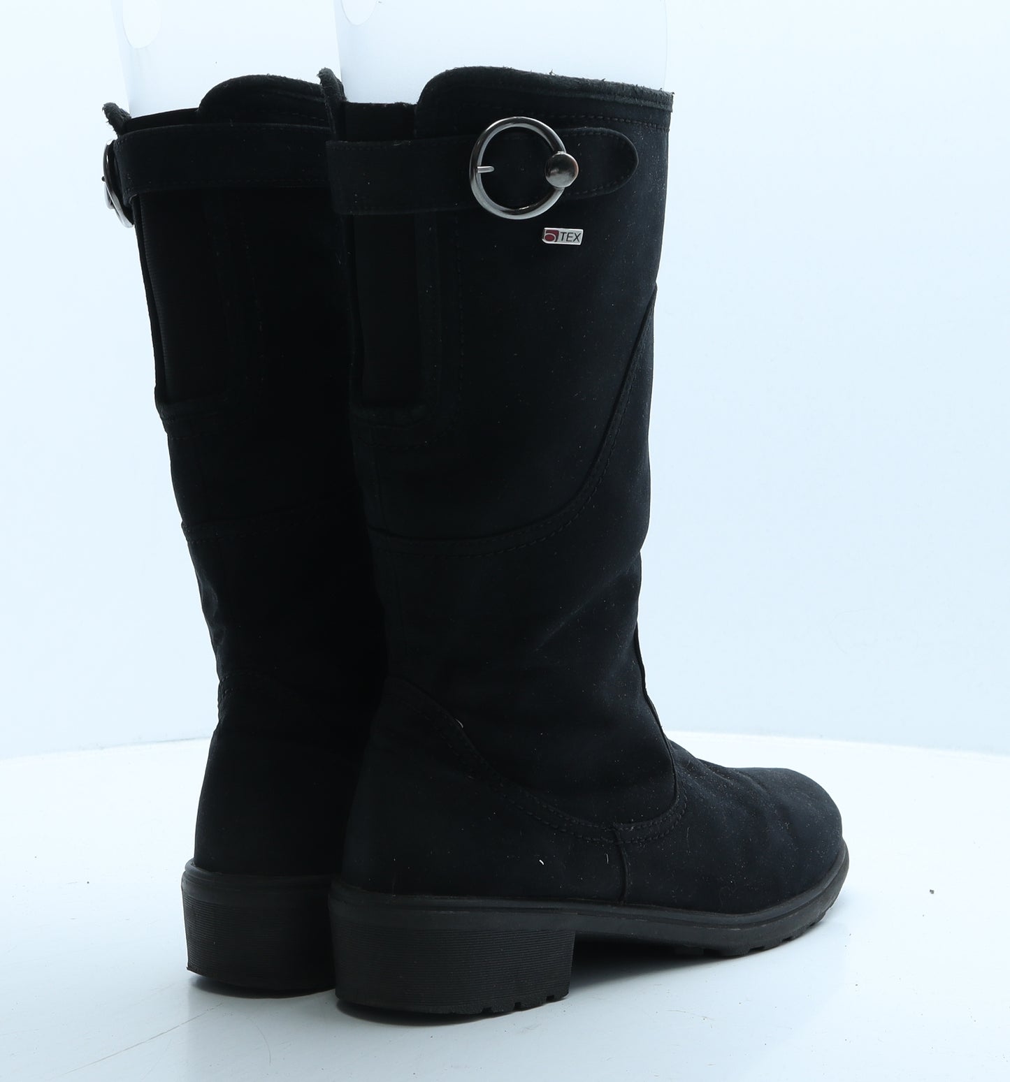 Rohde Womens Black Leather Slip On Boot UK 6 39