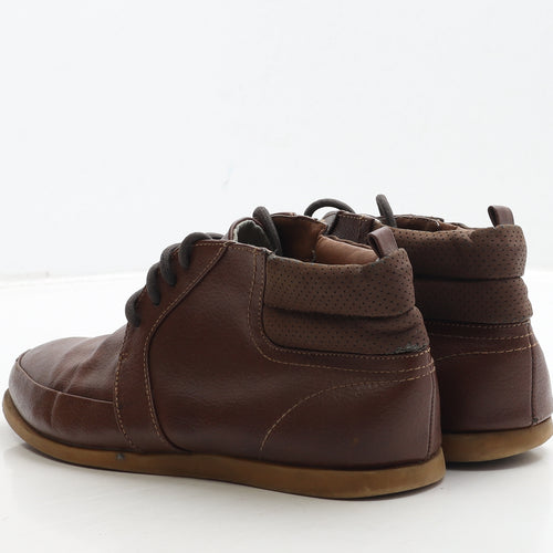 H&M Mens Brown Leather Chukka Boot UK 7 40