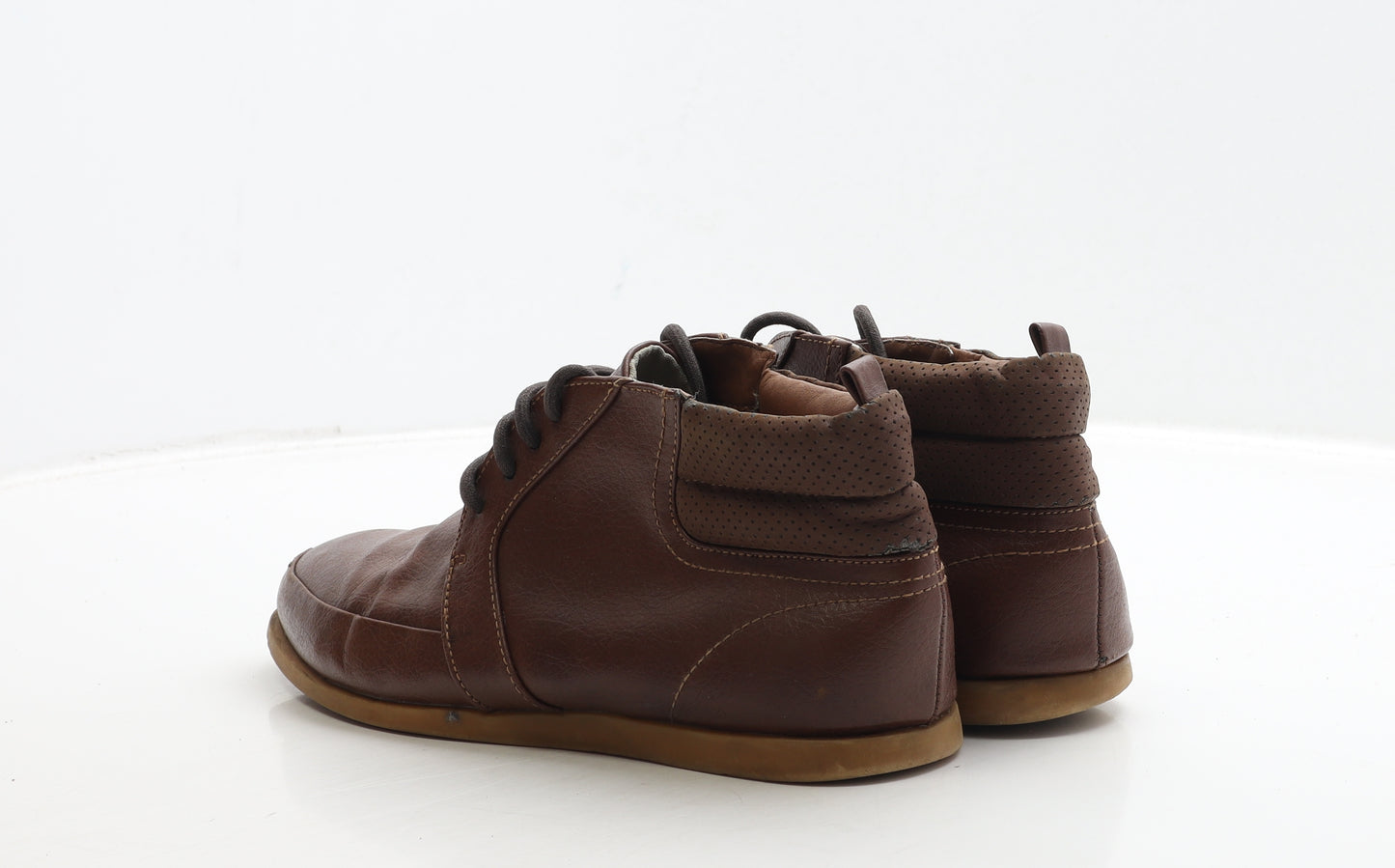 H&M Mens Brown Leather Chukka Boot UK 7 40