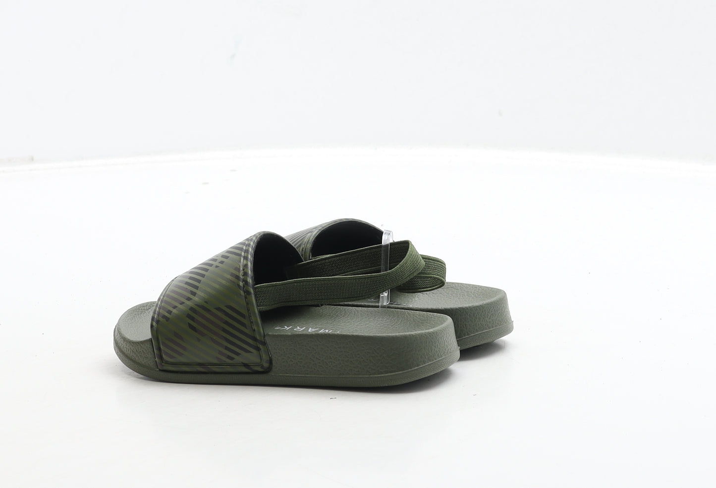 Primark Boys Green Camouflage Rubber Slip On Sandal UK 6 23
