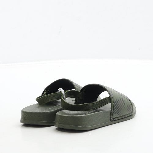 Primark Boys Green Camouflage Rubber Slip On Sandal UK 6 23
