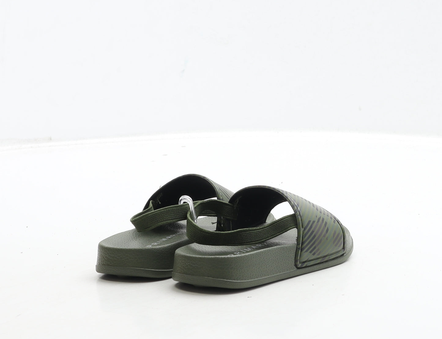 Primark Boys Green Camouflage Rubber Slip On Sandal UK 6 23