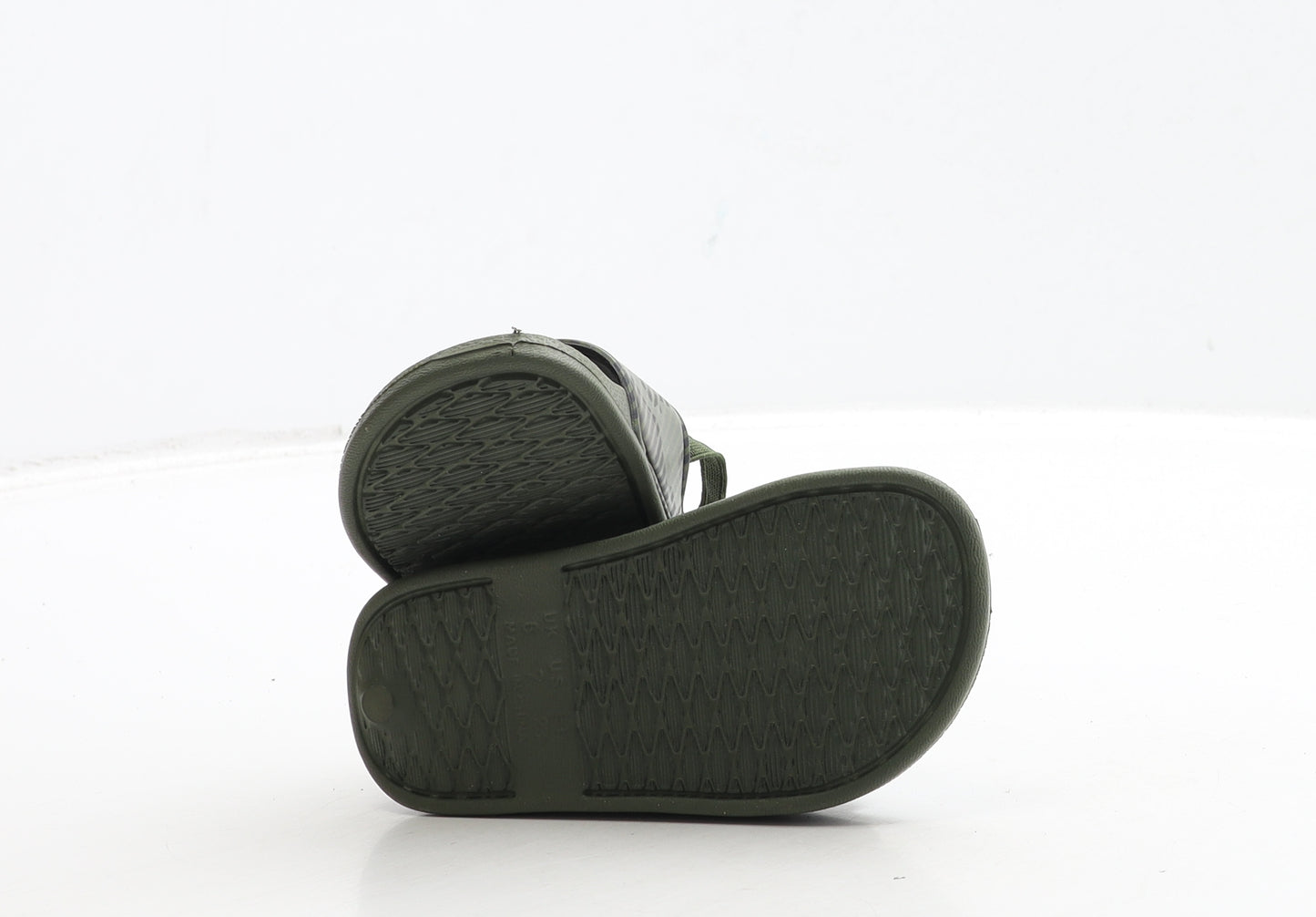 Primark Boys Green Camouflage Rubber Slip On Sandal UK 6 23