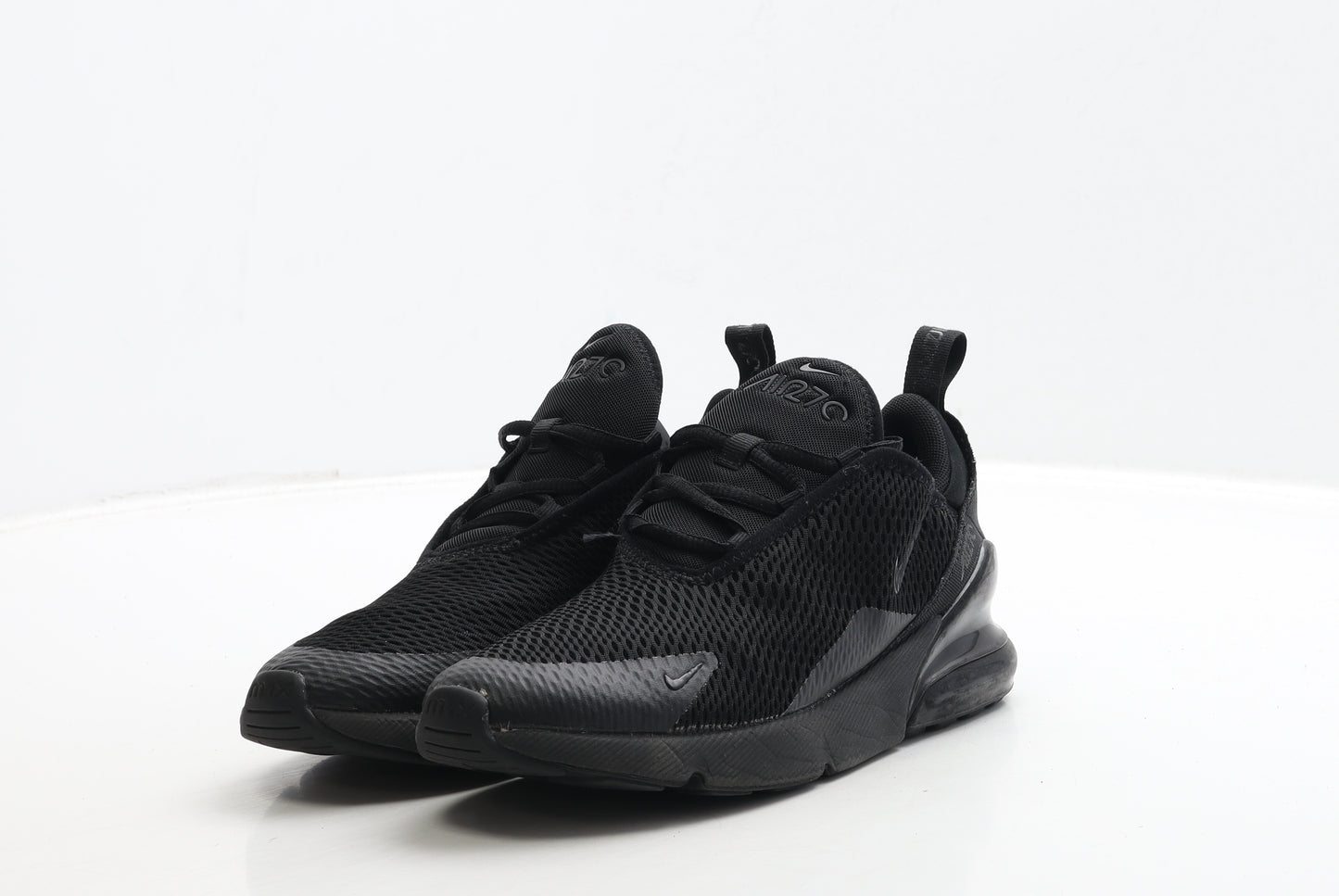 Nike Boys Black Polyester Trainer UK 2.5 35 - Nike 270