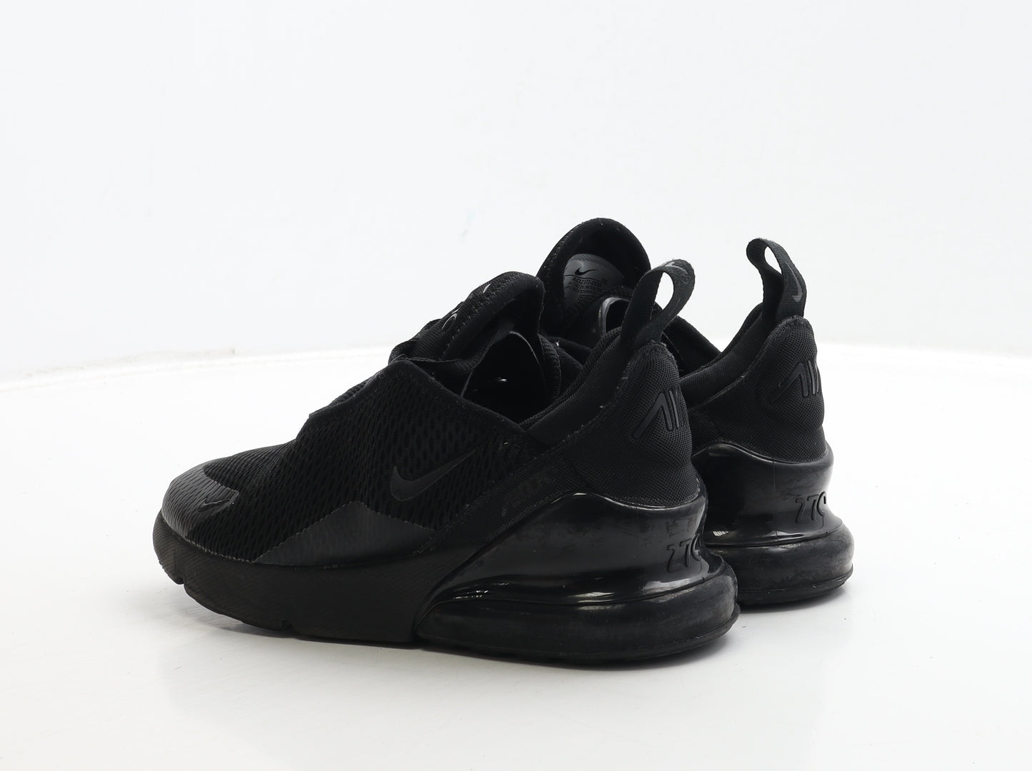 Nike Boys Black Polyester Trainer UK 2.5 35 - Nike 270