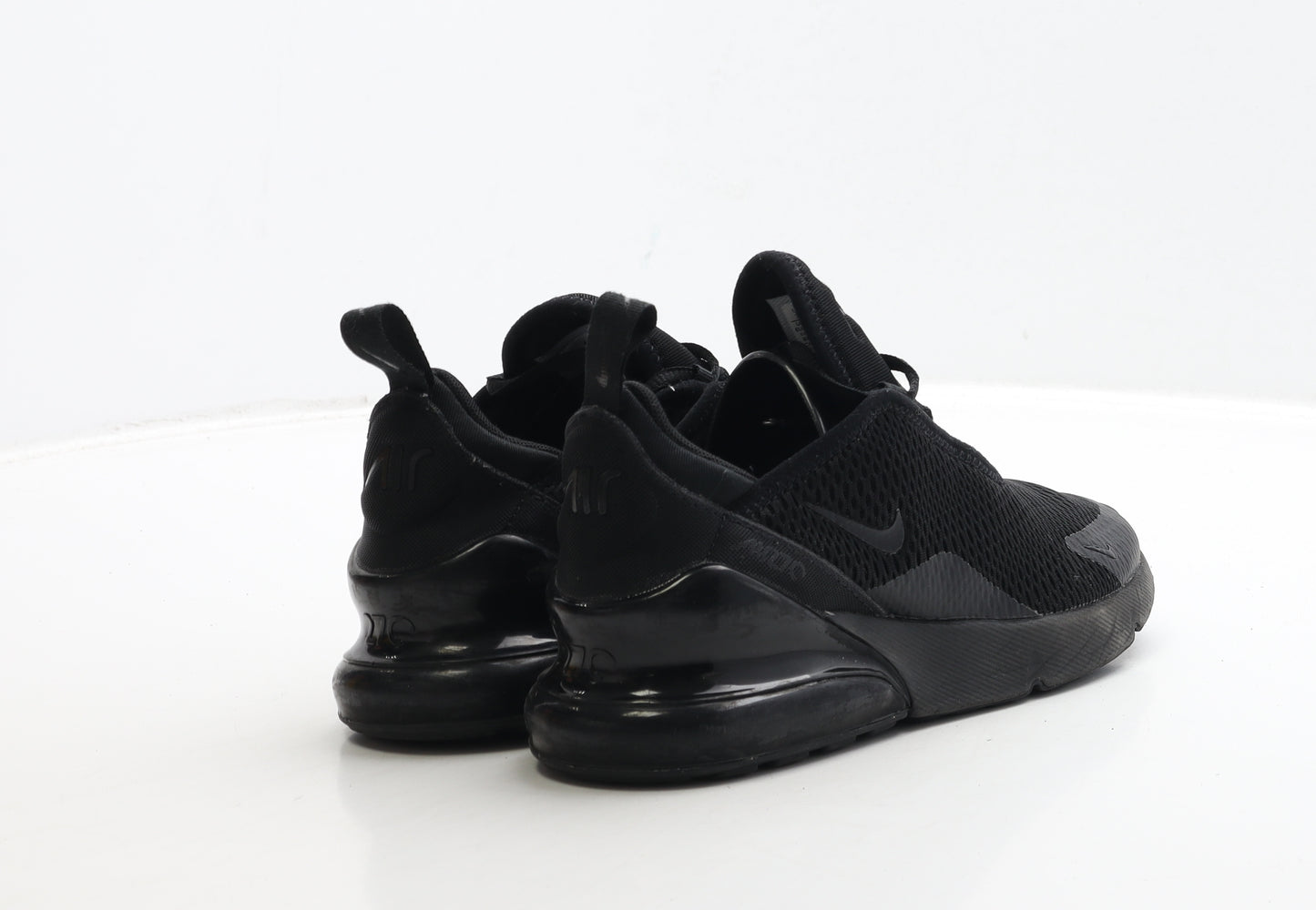 Nike Boys Black Polyester Trainer UK 2.5 35 - Nike 270