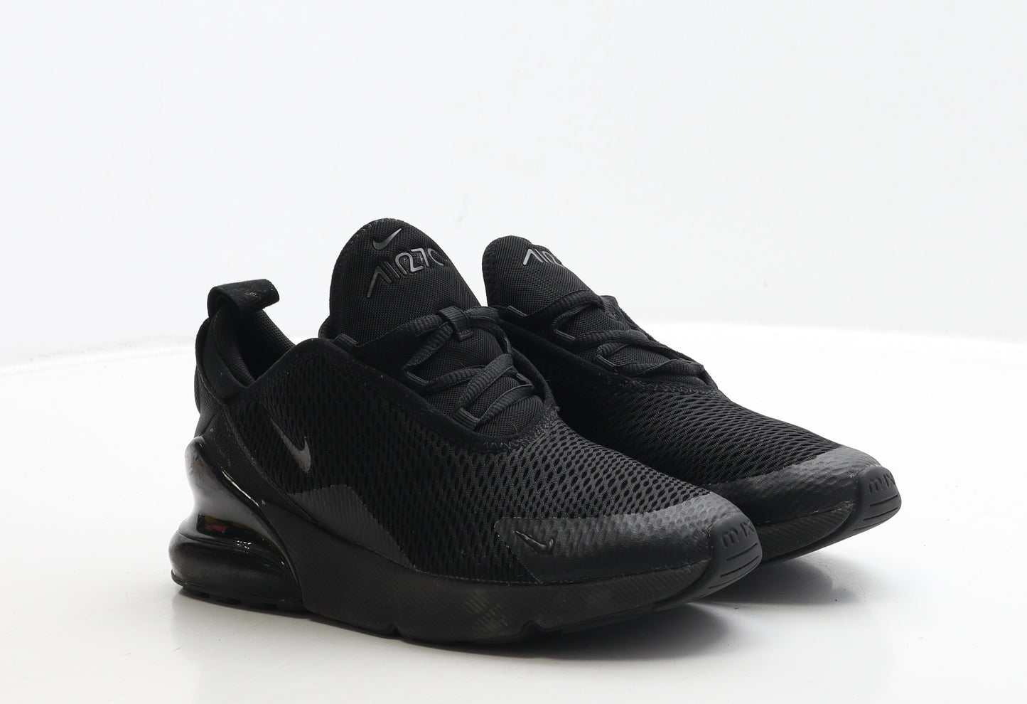 Nike Boys Black Polyester Trainer UK 2.5 35 - Nike 270