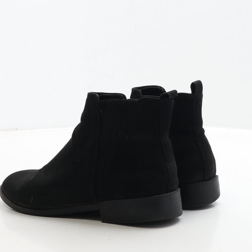 Primark Womens Black Suede Chelsea Boot UK 4 37