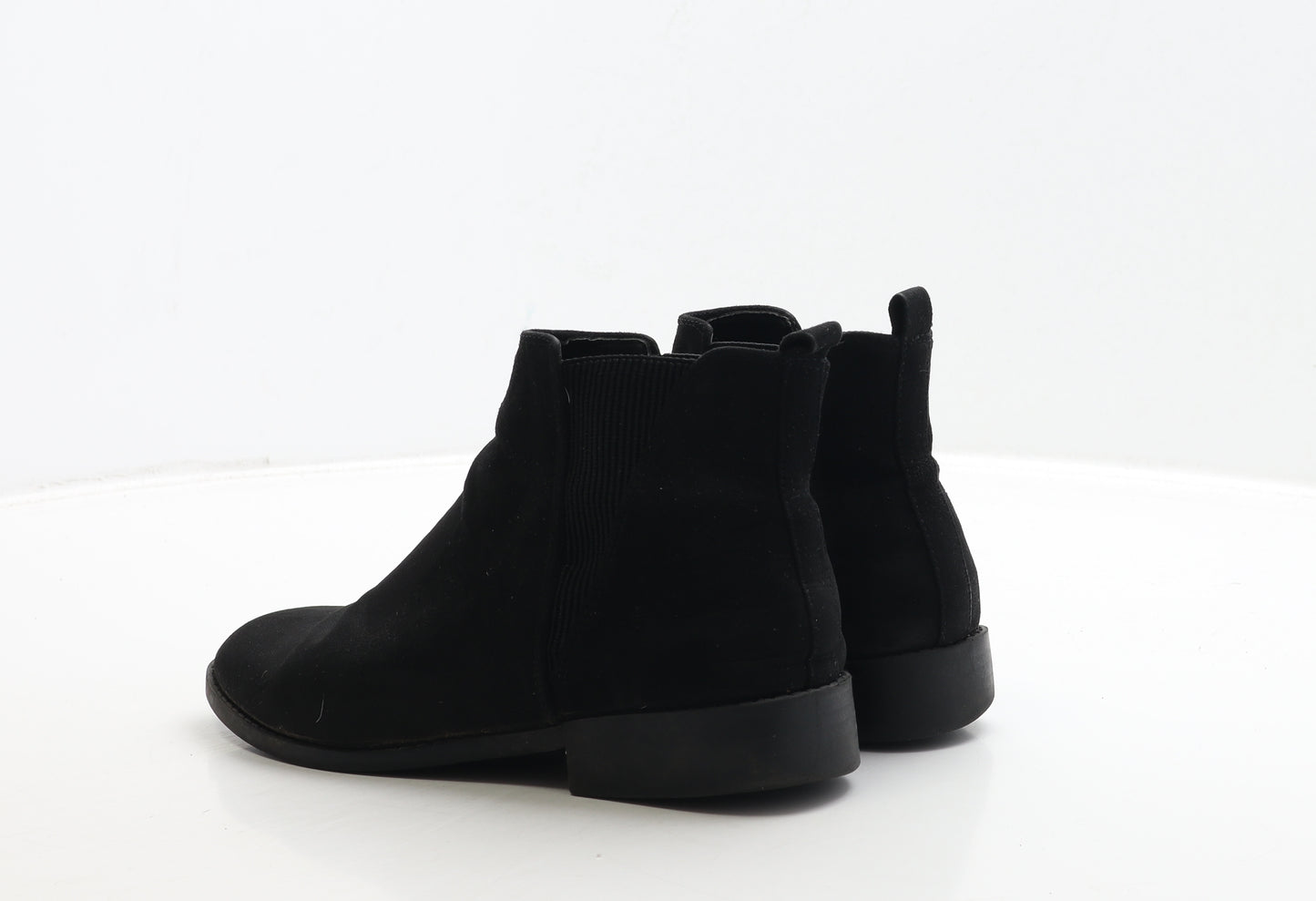 Primark Womens Black Suede Chelsea Boot UK 4 37