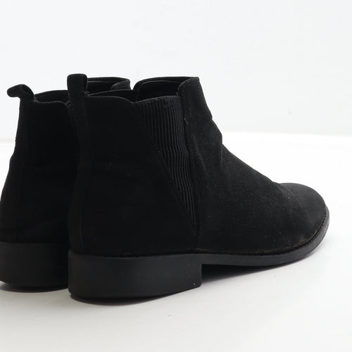 Primark Womens Black Suede Chelsea Boot UK 4 37