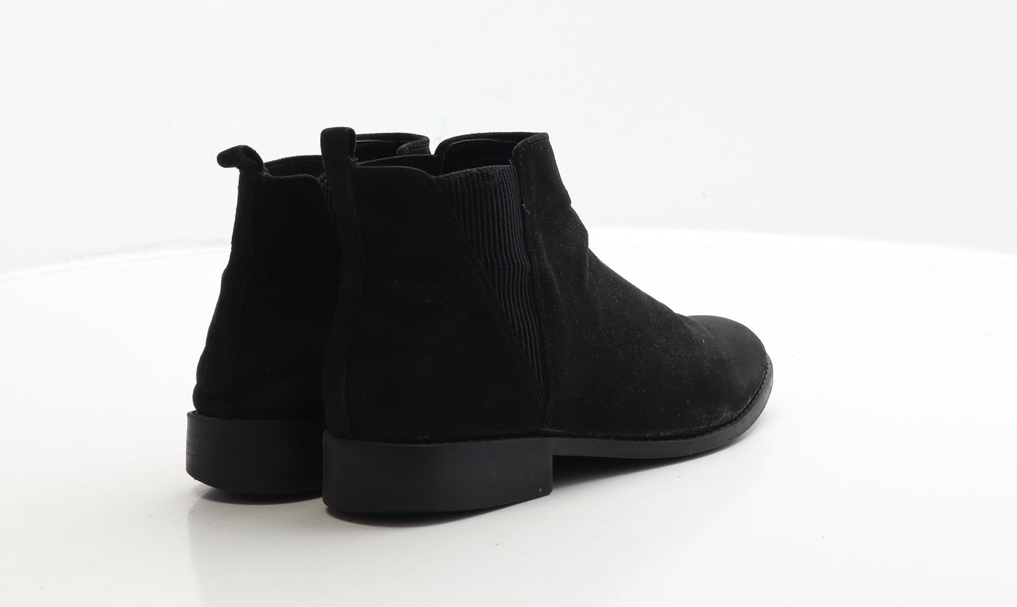 Primark Womens Black Suede Chelsea Boot UK 4 37