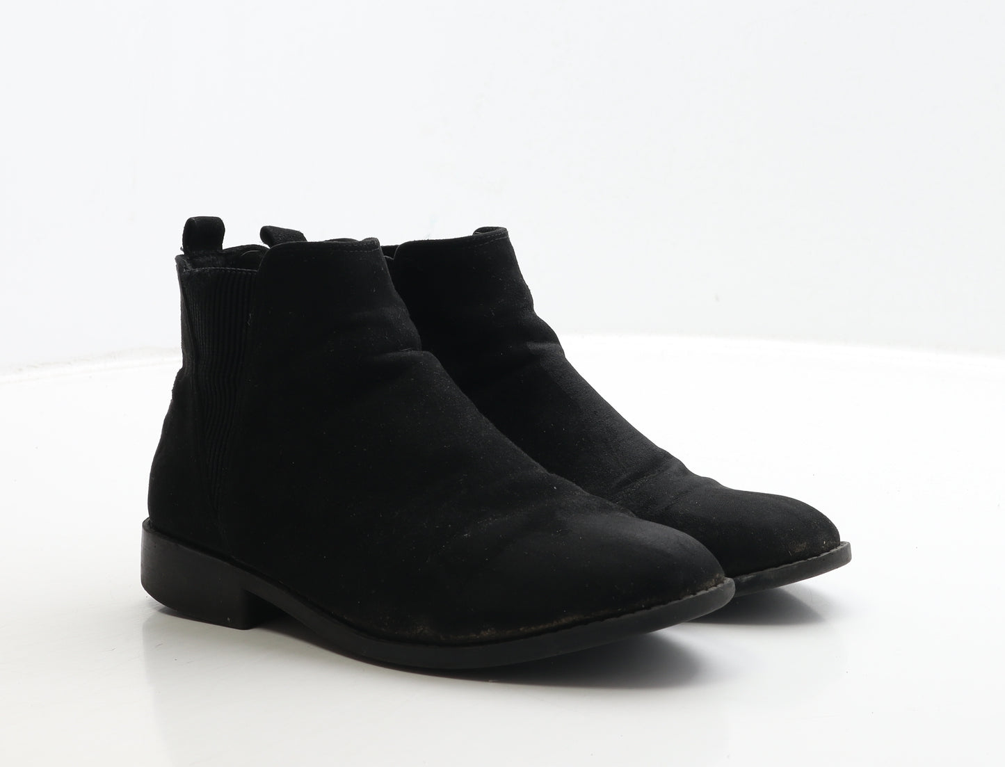Primark Womens Black Suede Chelsea Boot UK 4 37