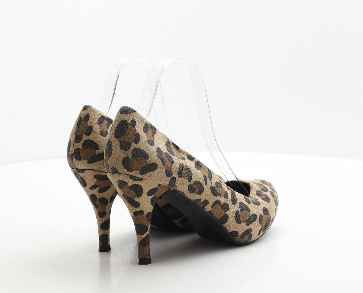 Atmosphere Womens Brown Animal Print Polyester Court Heel UK 6 39