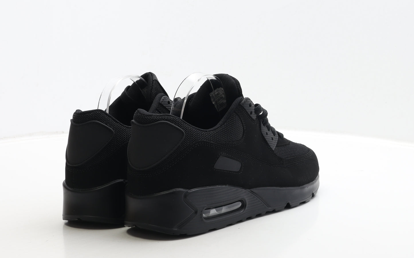 Preworn Mens Black Polyester Trainer UK 10 44