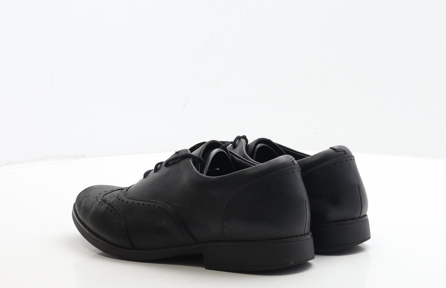 Clarks Womens Black Leather Oxford Casual UK 7