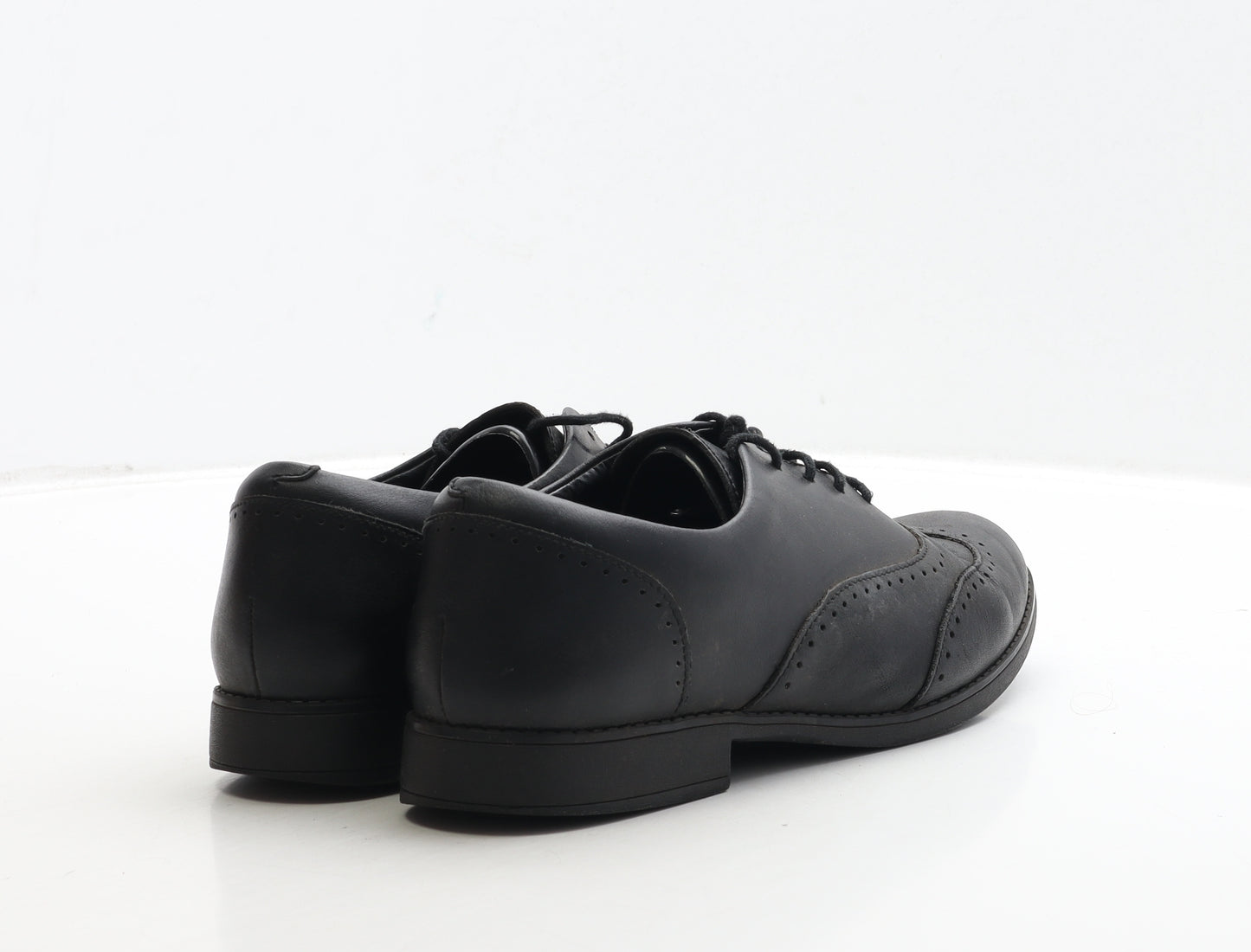 Clarks Womens Black Leather Oxford Casual UK 7