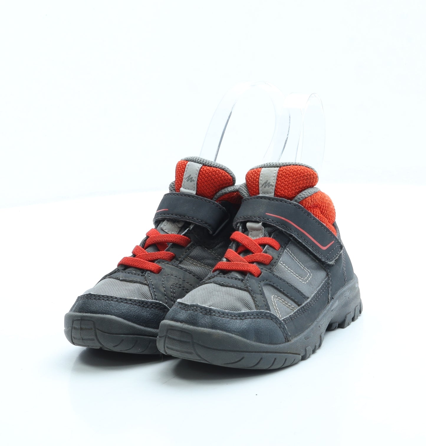 Quechua Boys Grey Polyester Combat Boot UK 9 27
