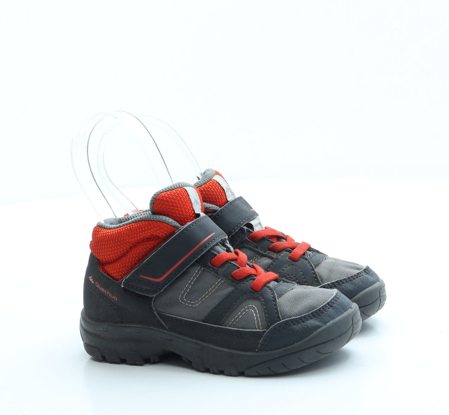 Quechua Boys Grey Polyester Combat Boot UK 9 27