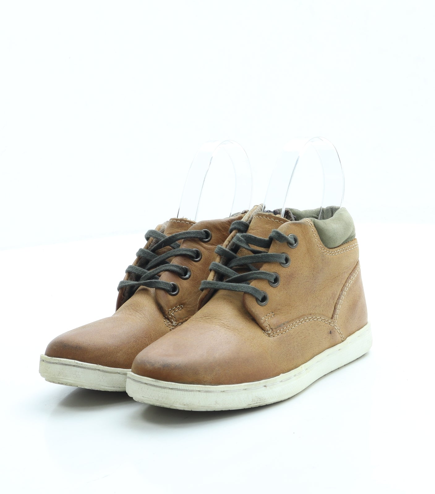 NEXT Boys Brown Leather Trainer UK 11