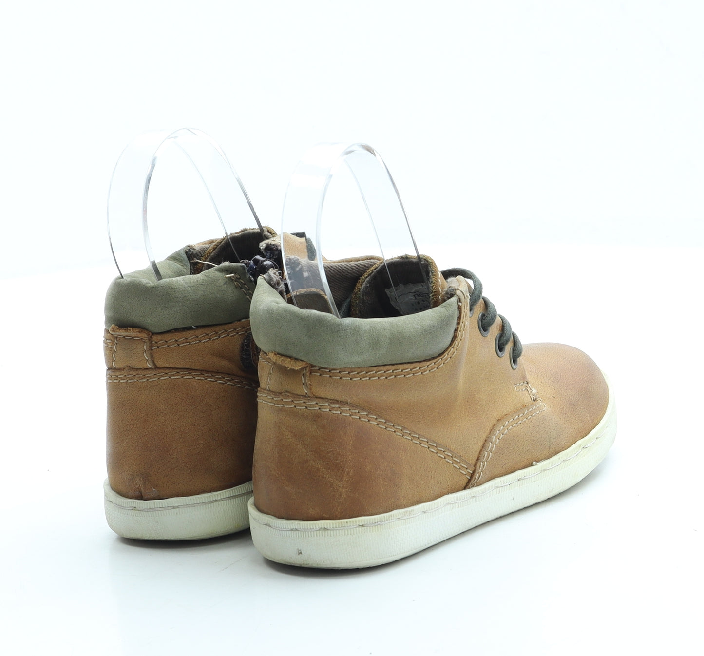 NEXT Boys Brown Leather Trainer UK 11