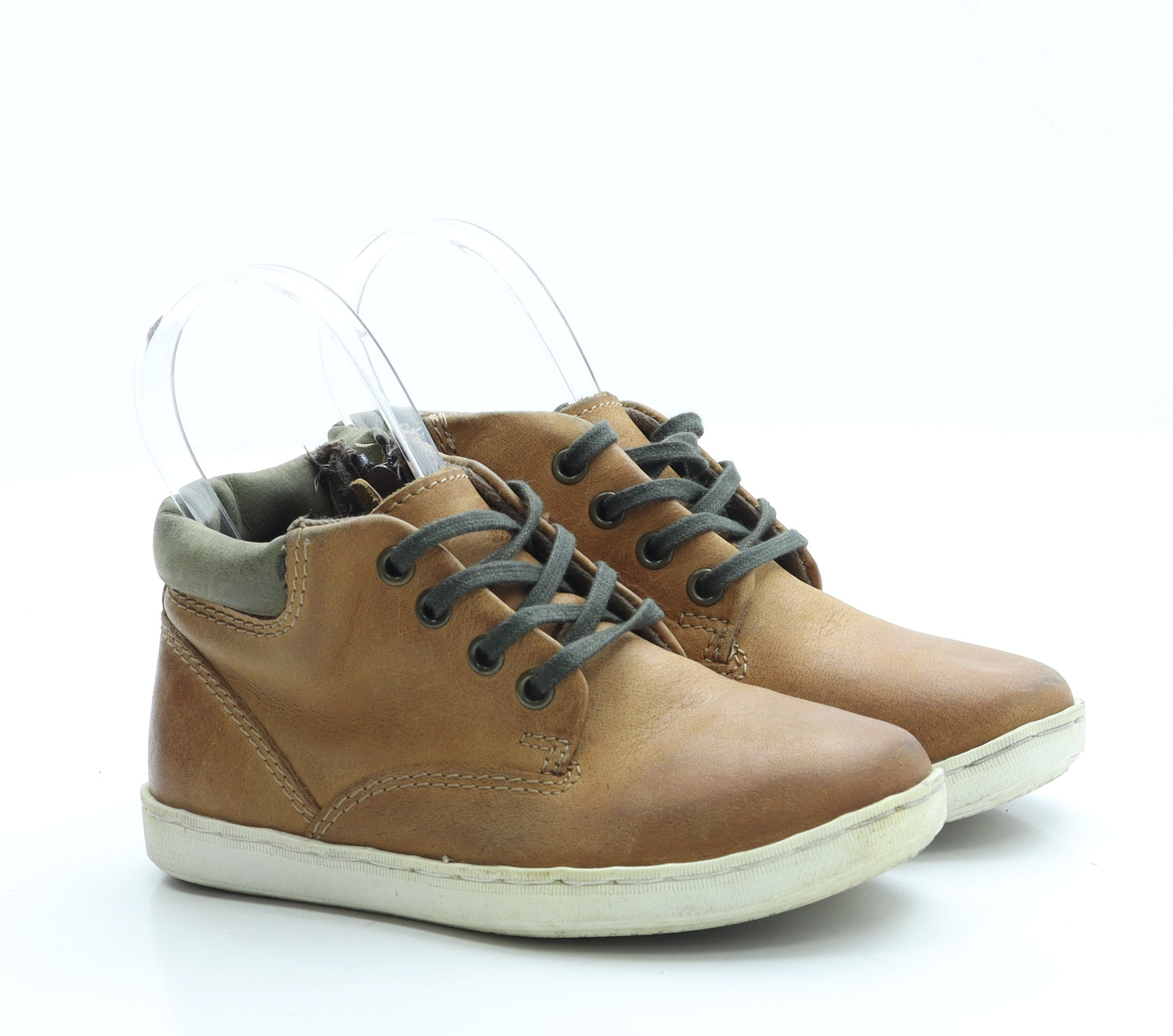 NEXT Boys Brown Leather Trainer UK 11